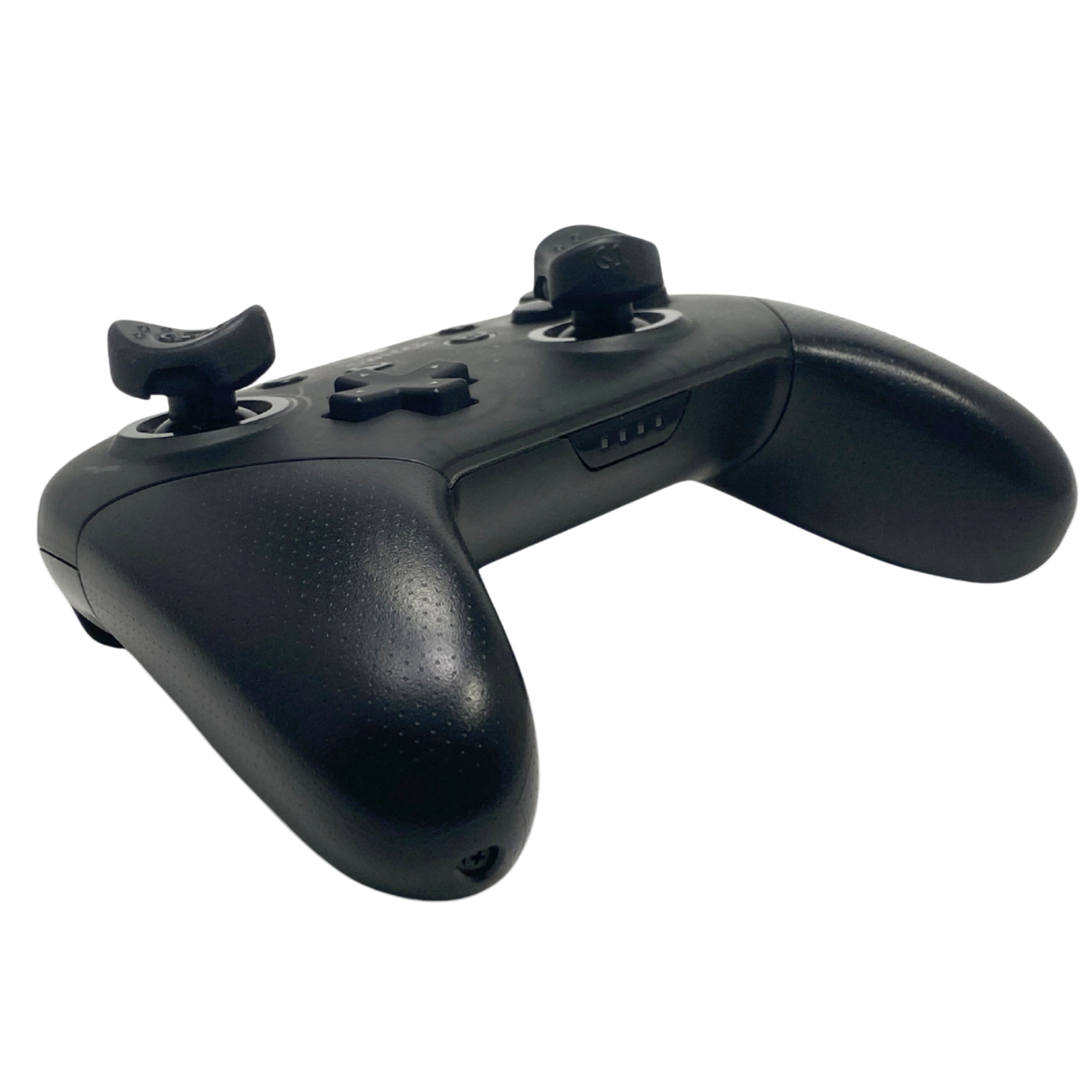 Groove Grips installed on Nintendo Switch Pro controller thumbsticks